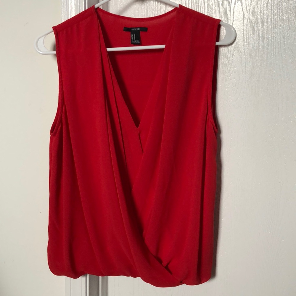 Pretty red blouse